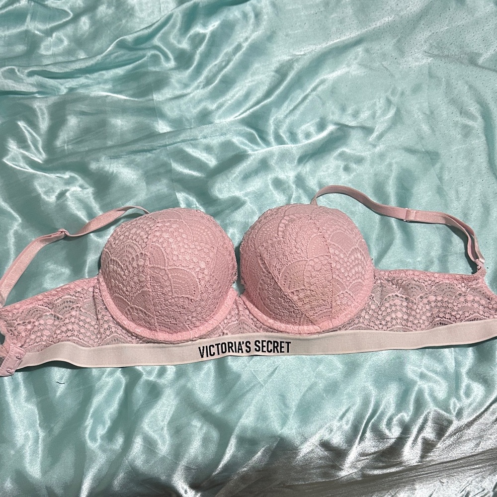 Victoria's Secret Pale Pink Lace Padded Bra